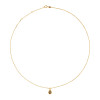 jackie-gold-jkn25-561-14-karaat-gouden-ketting-met-bruine-roookkwarts-hanger-lengte-40-42-5-45-cm