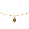 jackie-gold-jkn25-561-14-karaat-gouden-ketting-met-bruine-roookkwarts-hanger-lengte-40-42-5-45-cm
