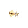 jackie-gold-jkp24427-14-karaat-gouden-glanzende-topaas-ster-oor-piercing-4-mm-per-stuk