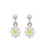 lapetra-lpoh0131-zilveren-kinderoorbellen-met-wit-gele-bloem-5-mm-breed