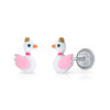 lapetra-lpos0073-zilveren-kinderoorknopjes-met-zwaan-en-goudkleurige-hoed-4-mm-breed