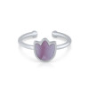 lapetra-lppr0019-zilveren-kinderring-met-paarse-parelmoer-tulp-breedte-5-mm