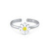 lapetra-lpri0131-zilveren-kinderring-met-wit-gele-emaille-bloem-breedte-5-mm