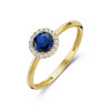 14-karaat-entourage-ring-met-blauwe-zirkonia