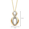 14-karaat-gouden-collier-met-2-brede-ovale-hangers-met-diamanten-032-crt-lengte-45-cm