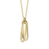 14-karaat-gouden-collier-met-matte-en-glanzende-ovale-hangers-lengte-45-cm