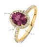 14-karaat-gouden-entourage-ring-met-roze-toermalijn-1-18-crt-diamant-0-24-crt-11-mm-breed