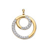 14-karaat-gouden-hanger-met-twee-rondjes-en-diamant