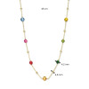 14-karaat-gouden-ketting-met-multicolor-zirkonias-en-bolletjes-lengte-45-cm