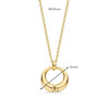 14-karaat-gouden-ketting-met-ronde-asymmetrische-hanger-van-19-mm-lengte-45-cm-50-cm