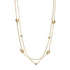 14-karaat-gouden-ketting-met-ronde-en-ovale-hangers-lengte-45-cm