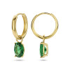 14-karaat-gouden-klapcreolen-met-groene-zirkonia-hanger-diameter-12-mm