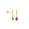 14-karaat-gouden-oorhangers-met-rode-granaat-in-druppelvorm-hoogte-19-mm