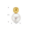14-karaat-gouden-parelhanger-gescratcht