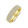 14-karaat-gouden-ring-met-3-rijen-diamanten-1-13-crt-si1-5-5-mm-breed