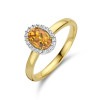 14-karaat-gouden-ring-met-citrien-0-50-crt-en-diamant-0-08-crt