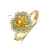 14-karaat-gouden-ring-met-citrien-diamant-0-19-crt-en-peridoot-12-5-mm-breed