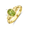 14-karaat-gouden-ring-met-groene-peridoot-en-ribbels-9-mm-breed