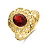 14-karaat-gouden-ring-met-ovale-rode-granaat-en-sierlijke-rand-17-mm-breed