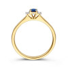 14-karaat-gouden-ring-met-ronde-blauwe-saffier-0-20-crt-en-transparante-diamant-0-07-crt-3-3-mm-breed