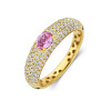 14-karaat-gouden-ring-met-roze-saffier-en-0-65-crt-diamanten-5-5-mm-breed