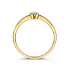 14-karaat-gouden-solitair-ring-met-uniek-hartje-van-4-2-mm-en-diamant-0-05-crt