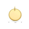 9-karaat-goudkleurige-graveerhanger-met-klassieke-bolletjes-rand-diameter-16-mm