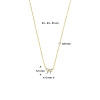 9-karaat-goudkleurige-ketting-met-strik-hanger-0-8-mm-breed-lengte-40-42-45-cm