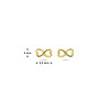 9-karaat-goudkleurige-oorknopjes-met-hartjes-infinity-teken-5-5-mm-breed-hoogte-3-mm