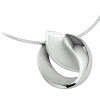 925-zilveren-ketting-met-moderne-hanger-scratched-en-glanzend-33-mm-breed-lengte-42-45-cm