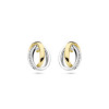 bicolor-gouden-oorstekers-met-twee-verweven-cirkels-en-diamanten-0-05-crt-7-5-mm-x-10-5-mm