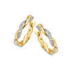bicolor-oorringen-met-gevlochten-diamantrij-0-11-crt