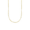 combi-ketting-met-paperclip-en-gourmetschakel-gold-plated-lengte-42-3-cm