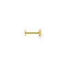 flat-back-gold-plated-oorpiercing-met-3-ronde-transparante-zirkonia-s-3-5-mm-per-stuk