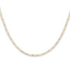 gele-ketting-met-gediamanteerde-bolletjes-schakels-3-mm-breed-lengte-41-45-cm