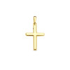 gladde-gouden-hanger-kruisje-hoogte-23-mm