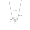 glanzende-zilveren-ketting-met-hartjes-hanger-17-5-mm-x-16-mm-lengte-41-45-cm