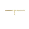 gold-plated-dames-gourmet-schakelketting-4-6-mm-breed-glanzend-lengte-40-44-cm
