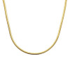 gold-plated-dames-gourmet-schakelketting-4-6-mm-breed-glanzend-lengte-40-44-cm