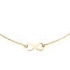 gold-plated-ketting-met-glanzende-infinity-hanger-17-mm-lengte-41-45-cm