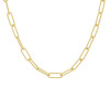 gold-plated-ketting-met-ovale-gedraaide-paperclip-schakels-4-3-mm-breed-lengte-40-44-cm