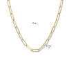 gold-plated-ketting-voor-dames-met-paperclipschakels-5-6-mm-breed-lengte-45-cm