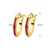 gold-plated-klapoorringen-met-een-streep-rode-emaille-diameter-15-5-mm