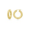 gold-plated-oorbellen-met-gescratcht-oppervlak-6-mm-diameter-32-mm