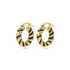gold-plated-oorringen-gedraaid-en-verweven-met-zwarte-emaille-5-mm