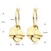 gold-plated-oorringen-met-speels-gehamerde-hanger-diameter-17-mm