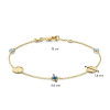 gouden-armband-met-matte-organische-cirkels-en-blauwe-topaas-stenen-lengte-19-cm