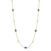 gouden-collier-met-geslepen-topaas-45-cm
