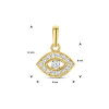gouden-hanger-boze-oog-met-zirkonia-9-mm-x-12-mm
