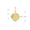 gouden-hanger-kompas-13-mm-x-20-mm